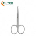 Eliter Hot Sell in Stock Straight Blade Stainless Steel Manicure Scissors Russian Scissors Scissors for Russian Manicure