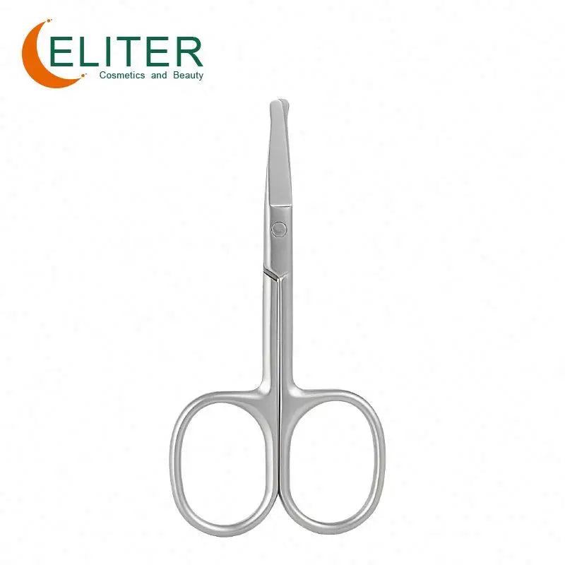 Eliter Hot Sell in Stock Straight Blade Stainless Steel Manicure Scissors Russian Scissors Scissors for Russian Manicure
