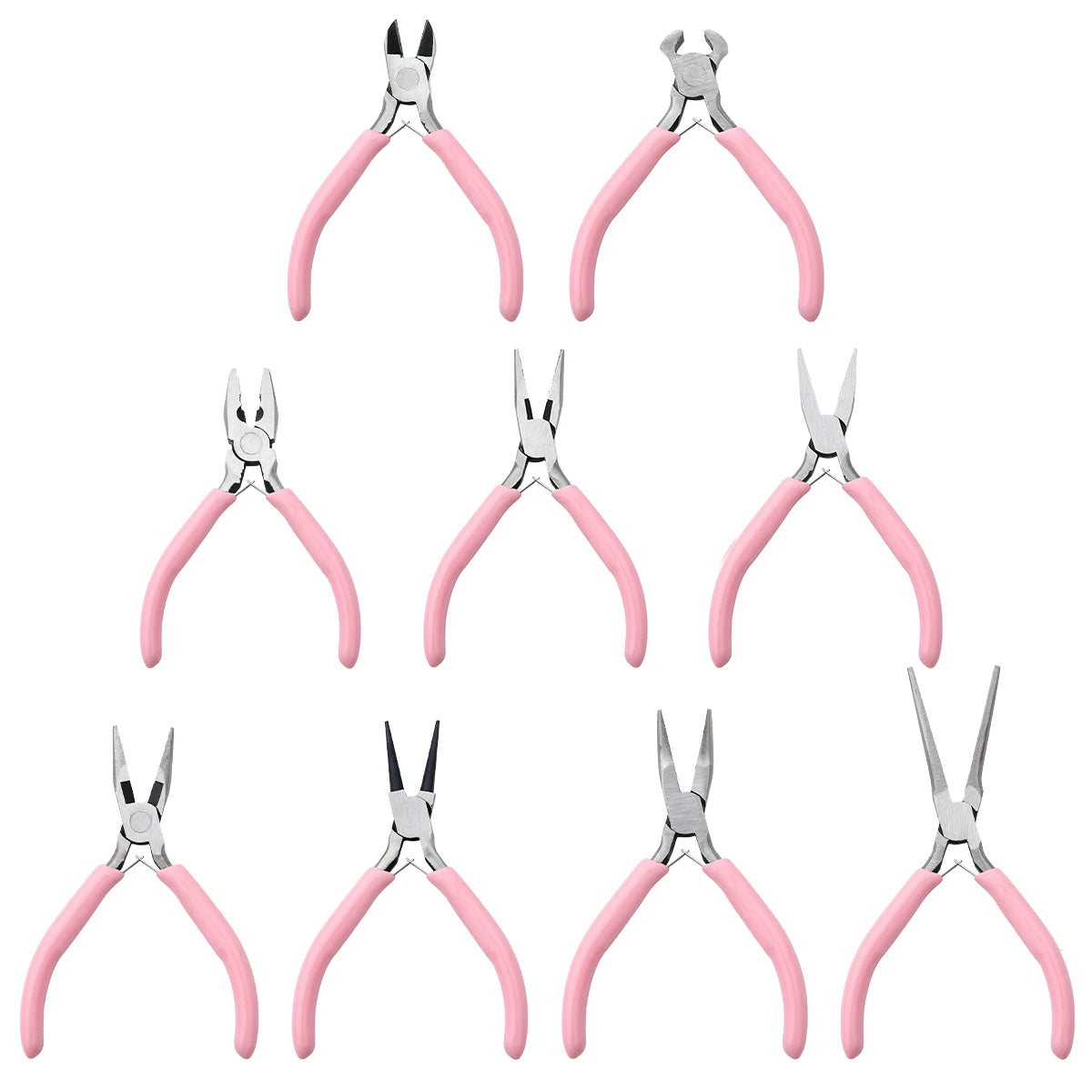 Wholesale Jewelry Pliers Tools Equipment Long Needle Round Flat Bent Cutting Plier Scissors Tweezers for DIY Jewelry Making Tool