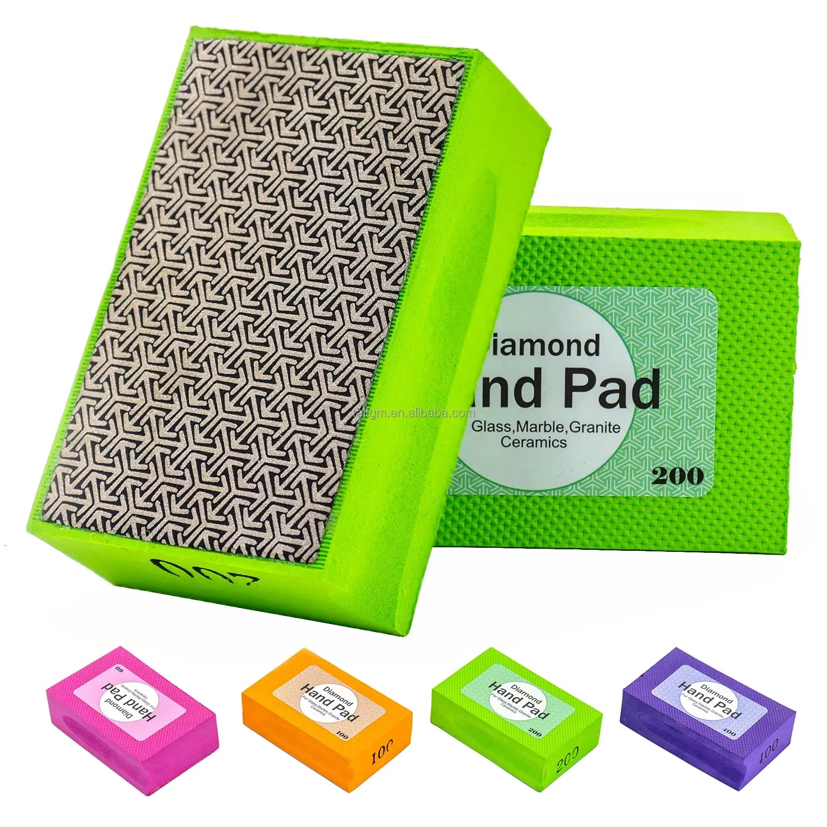 Diamond Sanding Pads Polishing Tools Electroplated Hand Polishing Pad for Glass