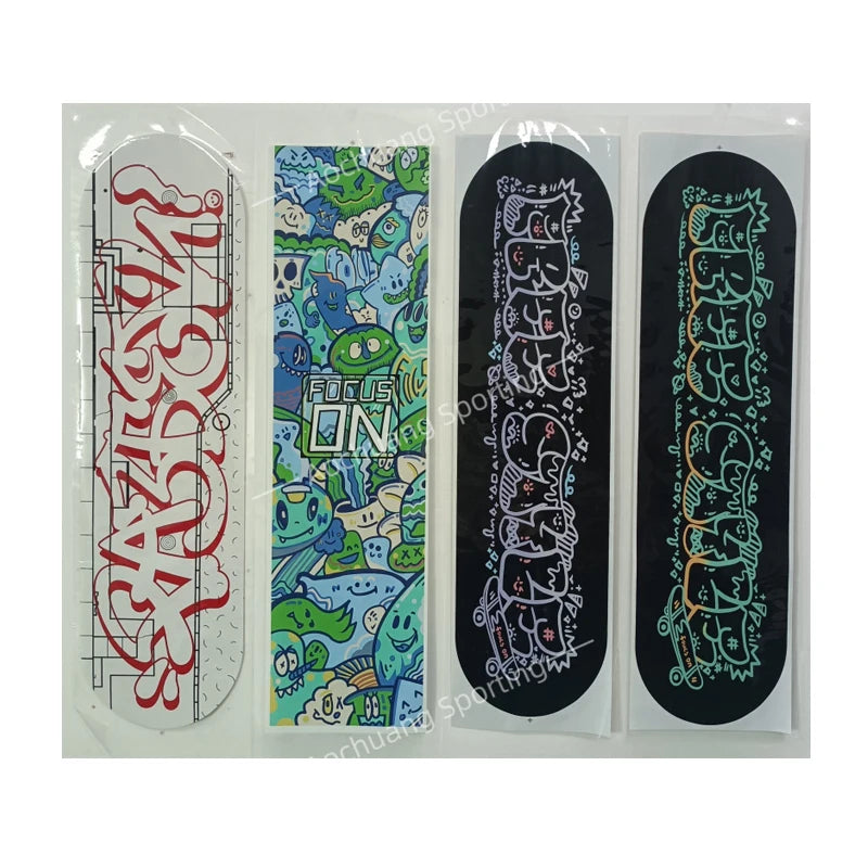 Custom Graphic Waterproof Heat Transfer Film for Skateboard Deck-Skateboard Parts OPP Material