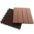 Factory Price DIY Interlocking WPC Composite Decking Tiles Asian Design Style for Outdoor Patio