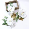 Wedding Supplies Banquet Guest Artificial Flowers Bride and Groom Corsage Hand Flowers White Phalaenopsis Orchid