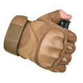 YAKEDA Climbing Outdoor Sports Hard Knuckle Half Finger Hunting Motorcycle Guantes Tactico Tactical Gloves