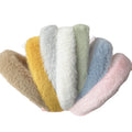 2021 Fall Winter Sweet Cute Solid Color Rabbit Faux Fur Hair Band Headband for Girls Women Ladies