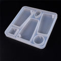 C-0046 DIY Epoxy Pendant earrings silicone molds hanging decoration irregular pendant silicone mold