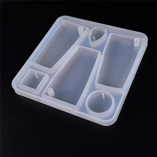 C-0046 DIY Epoxy Pendant earrings silicone molds hanging decoration irregular pendant silicone mold