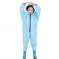 TOPIND Customized Waterproof PVC Whole Fishing Waders for Kids With Boots