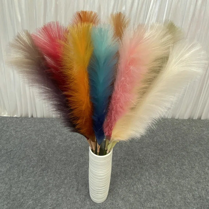 L06145 Top Seller Artificial Pampas Grass Faux Pampas Grass for Home Wedding Decoration Flower