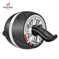 Mute Abdominal Home Exercise AB Wheel Roller Automatically Rebound with Free Knee Mat Rubber Material for Home Use