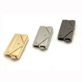 Custom Designer Handbag Closure Hardware Zinc Alloy Automatic Lock Bag Clasp with Screw Lock Snap for Briefcase Press Bag