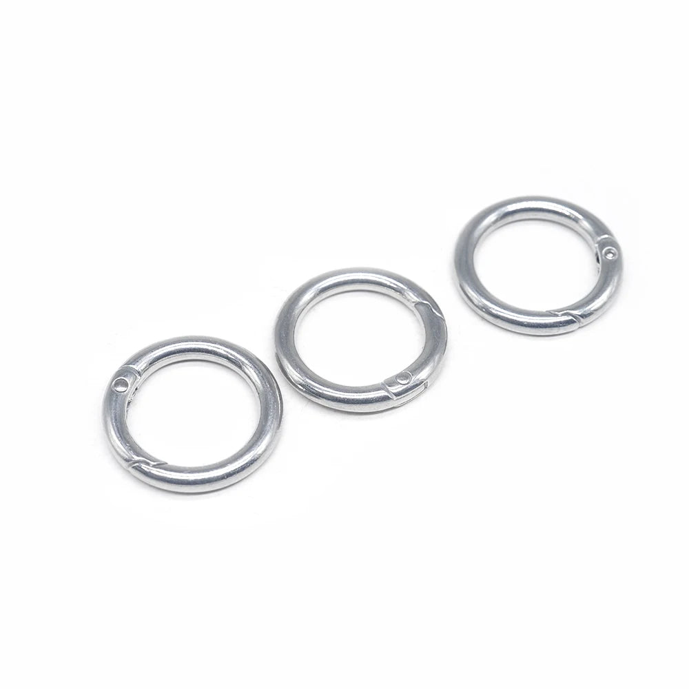 Custom Quick Release Key Ring Gate O Ring Round Carabiner Snap Clip Key Chain Buckle O Ring Carabiner