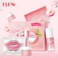 Hot Sale Lip Skin Care Set Crystal Collagen Lip Mask Lip Travel Kit 5pcs Exfoliating Scrub Moisturizing Balm