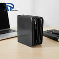Cheap Factory Price Carbon Fiber Money Wallet Zipper Wallet logo Pattern Open Closure Wallet