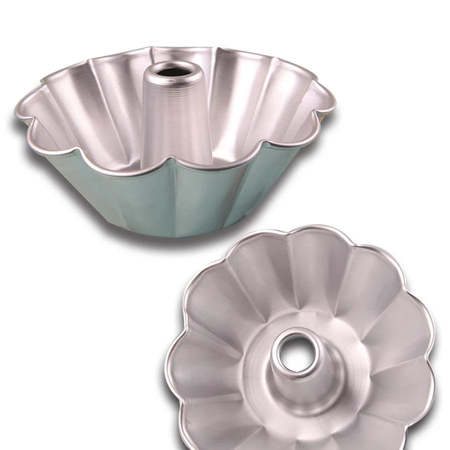 H72- 18cm Chrysanthemum Hollow Mold Core Pulling Cake Mold Chimney Bread Mold Aluminum Baking Appliance