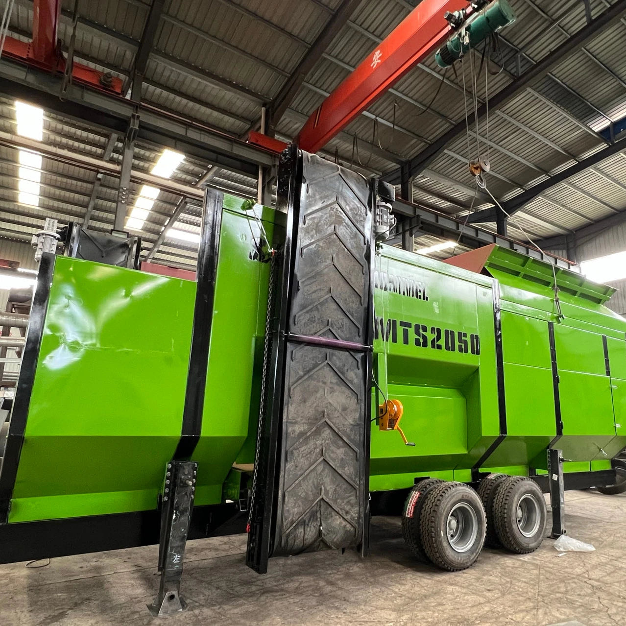 Big Capacity MTS 2050 Mobile Trommel Screen Garbage Topsoil Compost Rotary Drum Sieve for Sale