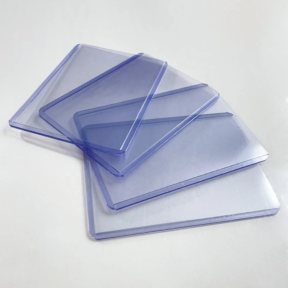 Custom 3x4 PVC Clear Penny Sports Baseball Hard Business Trading Toploader Card Sleeves Protector Holder