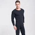 Wholesale Eco-Friendly Winter Men's Breathable Thin Cotton/Spandex 2-Piece Long Sleeve Thermal Underwear