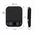 USB Rechargeable 3kg/0.1g Electronic Kitchen Scale Coffee Timer with Battery Power Source