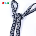 Wholesale Factory 1CM Flat Jacquard Pattern Drawcord for Hoodie Shoes Clothing Garment