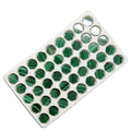 Double Flat Hexagon Shape Natural Green Malachite 5mm 10mm 12mm 17mm Red Agate Tiger Eye Blue Lapis