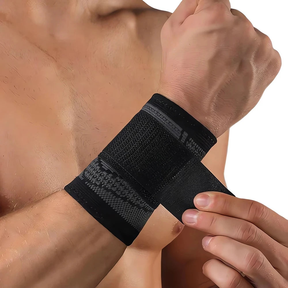 Custom Adjustable Wrist Wrap Packaging Weightlifting Wrist Wraps Private Label