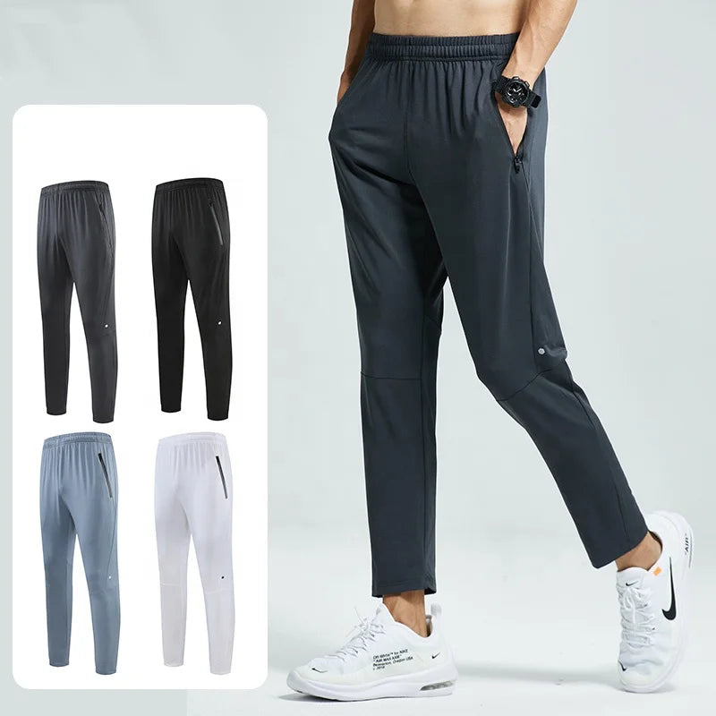 Wholesale Running Blank Men Sweatpants Custom LOGO Joggers Men Workout Fitness Jogging Gym Clothing Stacked for Mens Sports Wear