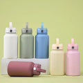 Hot Selling 650ml Double Wall Stainless Steel Vacuum Bottle Wide Mouth with Rubber Paint for Sports & Camping Stays Hot Cold