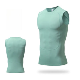 Men's Tank Top Fitness Summer Solid Color Sleeveless T Shirts Muscle Gym Vest
