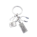 Hot Sales Key ChainCat House Family Telescope Computer Keychain Music Camp Forest Key Ring Cupid Keychain