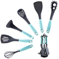 6-Piece Nylon Kitchenware Set High-Temperature Resistant Non-Stick Pan Egg Beater Colander Spaghetti Cooking Spatula Set