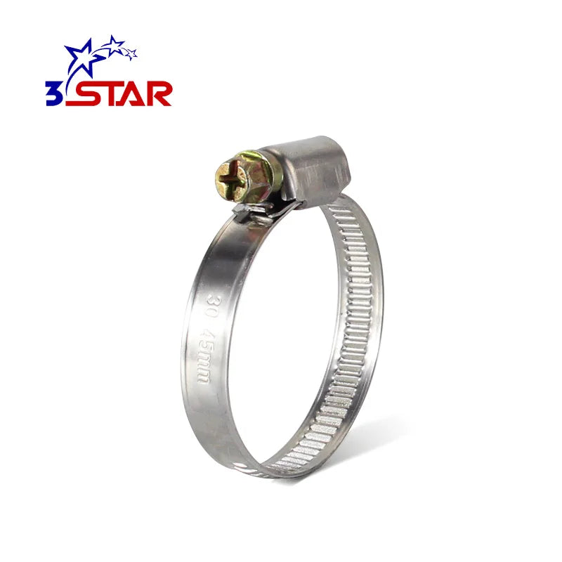 Germany Standard Heavy Strength Automotive Hose Clamp 9mm Stainless Steel Inch for Industrial Connection and Installation