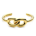 Women's Stainless Steel Gold Color Fashion Cuff Bracelets Wholesale Christmas Gift Bangles Elegant Pulseiras Style Bracelets