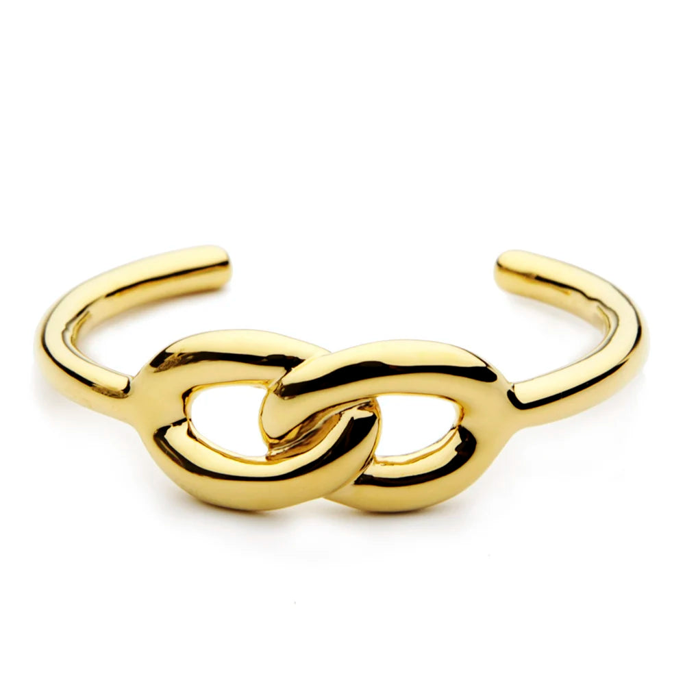 Women's Stainless Steel Gold Color Fashion Cuff Bracelets Wholesale Christmas Gift Bangles Elegant Pulseiras Style Bracelets