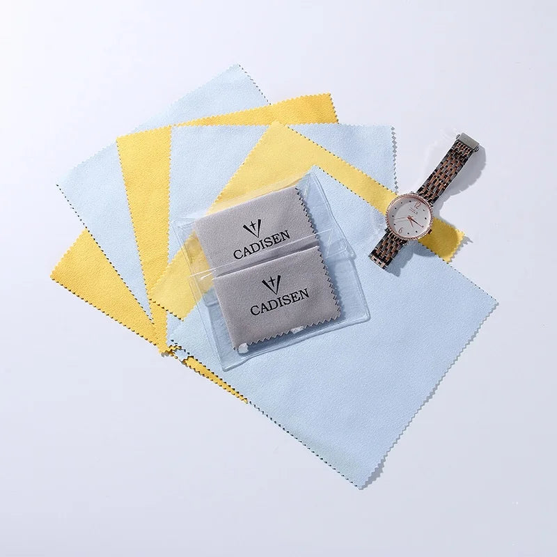 Customer Logo Edgeless Microfiber Suede Towel Glasses Lens Screens Window Clean Microfiber Cleaning Cloth