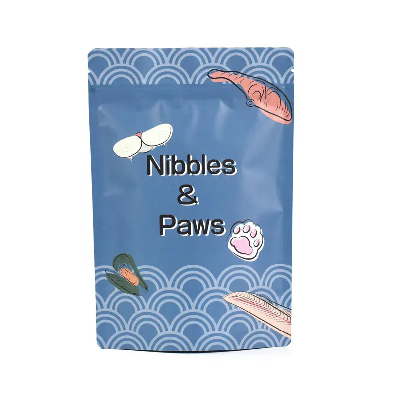 Custom Printed Matte Aluminium Foil Resealable Stand up Pouches Pet Treats Food Packaging Recyclable Mylar Bags With Ziplock