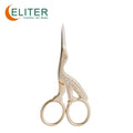 Eliter Hot Sell in Stock Crane Sharp Straight Blade Beauty Care Tool Eyebrow Scissors Manicure Scisso Beauty Manicure Scissors