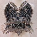 Hot Selling Rhinestone Patches  Iron on Cloth for Crafts