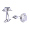 Wholesale Novelty Hat Cufflinks Custom Formal Suit Shirt Accessory for Men Trendy Wedding Tuxedo Jewelry Fashionable Formal