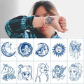 100% Plant-Based Juice Ink Herbal Temporary Tattoo Sticker Semi Permanent Lasting 2 Weeks
