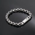 Y041 Wholesale Bracelets Jewelry Polished Stainless Steel Chain Interlock Bracelet for Man