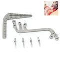 Dental Implant Guide Set Oral Planting Locator Positioning Guide Drilling Positioning Ruler Angle Ruler Implant Tools Dentist