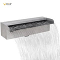 JNZ Custom Stainless Steel Waterfall Waterfeature Hot Sale Outdoor Patio Ornament for Garden Landscape Water Shower Ornament