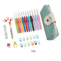 DIY Crochet Bags Metal Crochet Hook Sets Sewing Needles Scissors Accessories