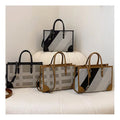 Wholesale Handbag Suppliers Bags Women Handbags Ladies Luxury Canvas Pu Leather Custom logo Handbag for Women