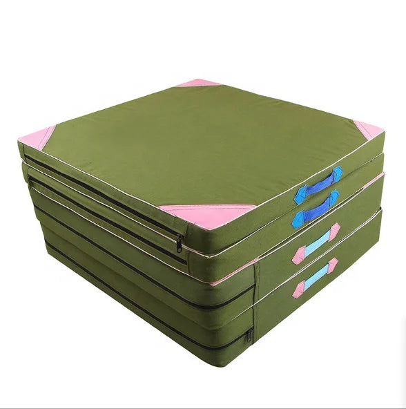 High Quality Thickened Gymnastic Fitness Mat Children's Dance Yoga Exercise Sport Canvas Folding Mat
