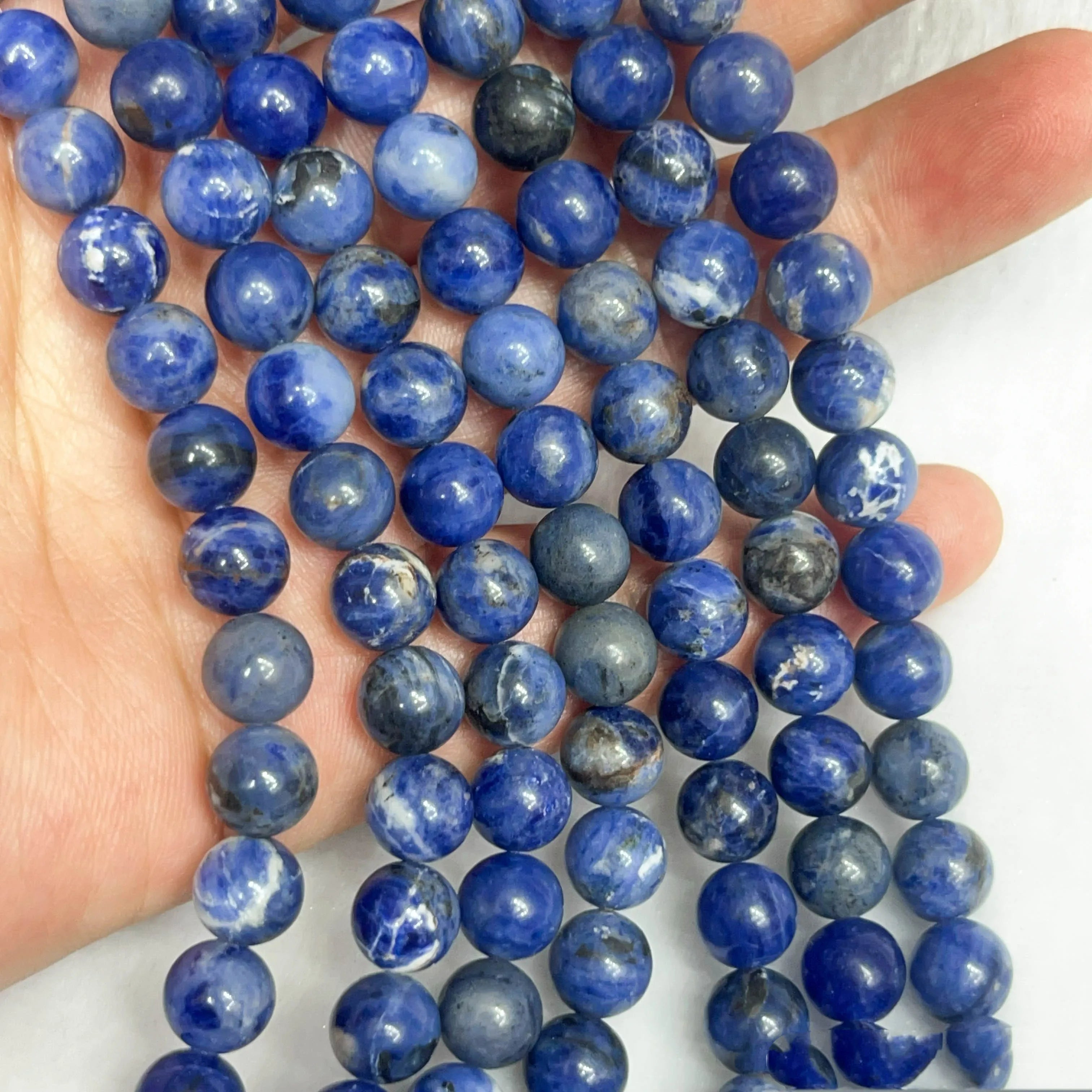 Rock Crystal Quartz Bead Sodalite Gemstone Sodalite Natural Stone Sodalite Beads