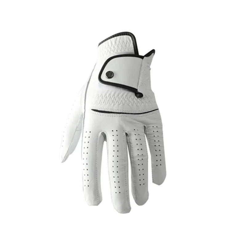 2024 Popular Custom Premium Cabretta Leather Sheepskin Non-slip Breathable and Durable Practice Golf Gloves