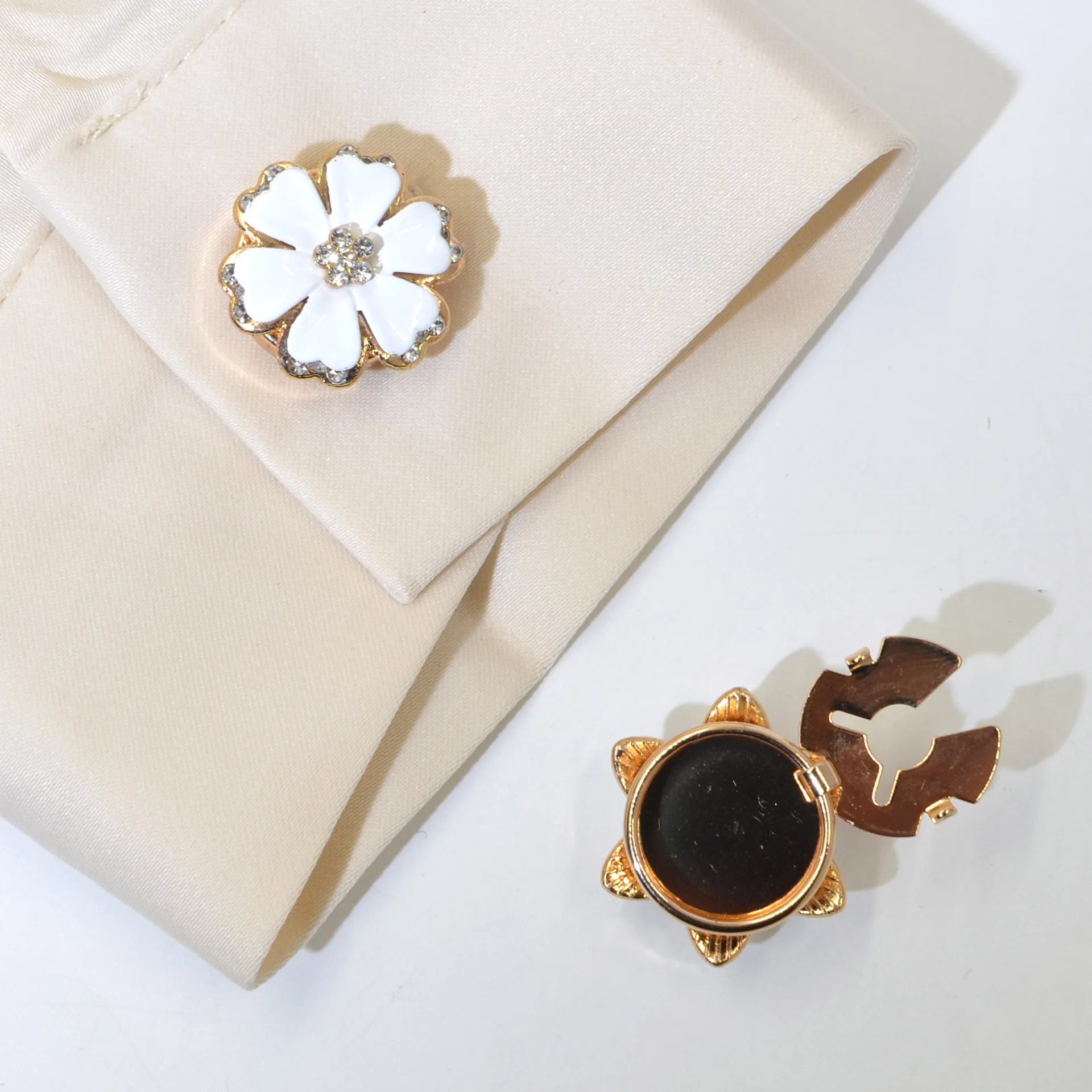 JFRB106 New Fashion Flower Button Cover Cufflinks Jewelry Button Covers For Women Shirts