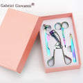 Wholesale Custom Lashes Applicator Private Label Eyelash Tweezers Tools Set With Eyelashes Tweezers Set